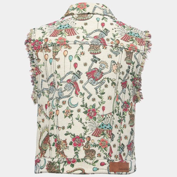 Zadig & Voltaire Kio Deluxe Tapestry Vest - Picture 7 of 10